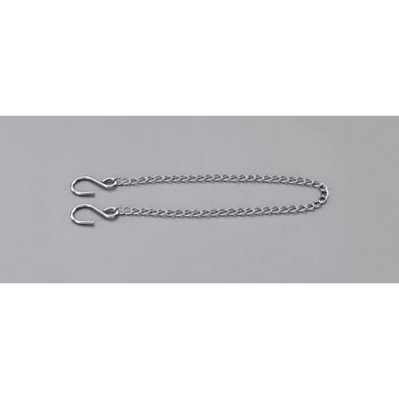 エスコ EA628SK-46 1.6x400mm吊りチェーン(両端Sフック付) 1個（ご注文単位1個）【直送品】