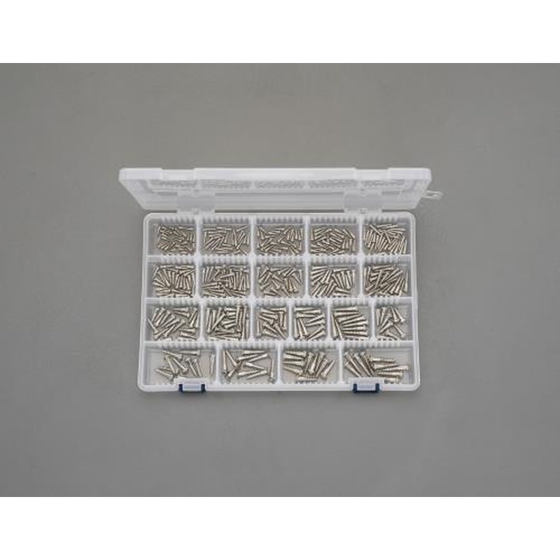 エスコ EA949EJ-3 2.1-4.5mm鍋頭木ねじセット(真鍮製) 1個（ご注文単位1個）【直送品】