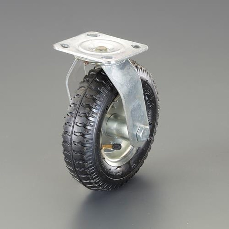 エスコ EA520BK-205 200mm自在金具キャスター(EA520BK-5用) 1個(ご注文単位1個)【直送品】