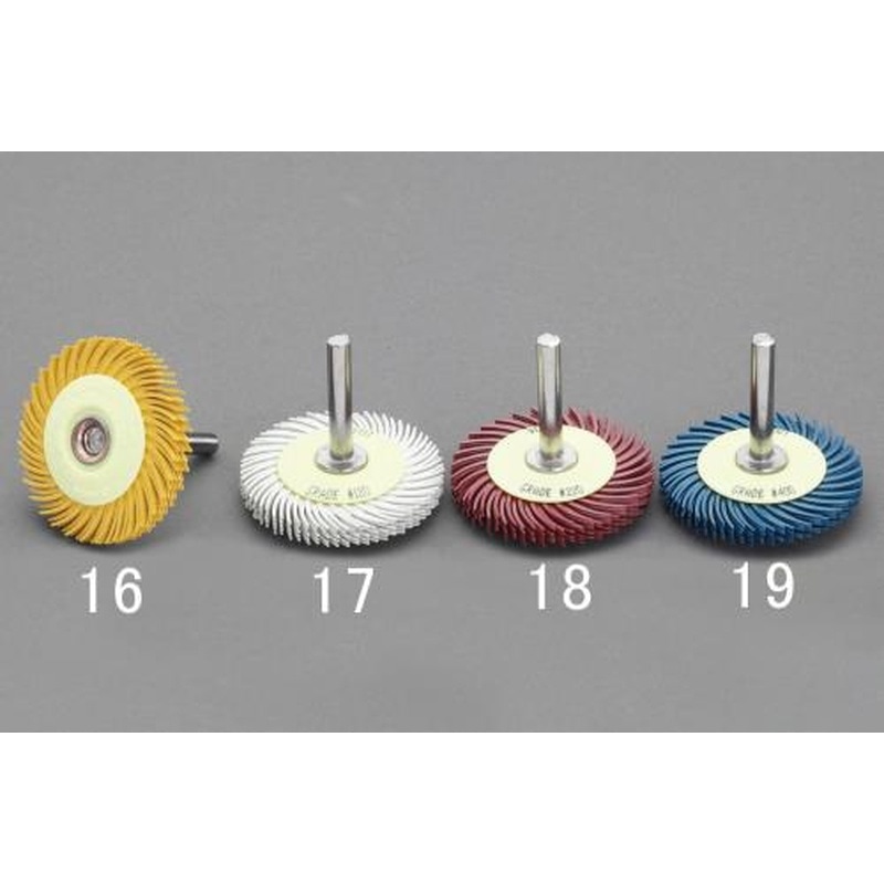 エスコ EA819AY-17 76.2x6mm/#120軸付特殊樹脂ディスク 1個（ご注文単位1個）【直送品】