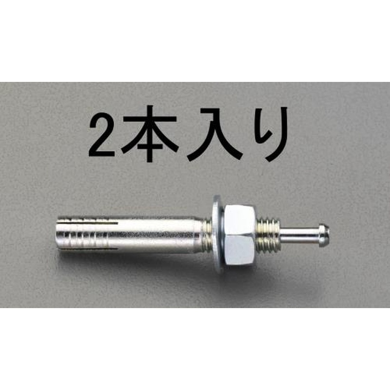 エスコ EA945BA-161 M16x100mm雄ねじアンカー(2本) 1個（ご注文単位1個）【直送品】