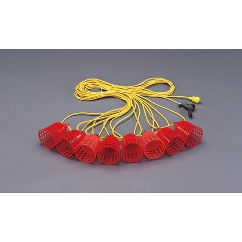 エスコ EA814AF-8 AC100V作業灯/LED(8灯・24m) 1個(ご注文単位1個)【直送品】