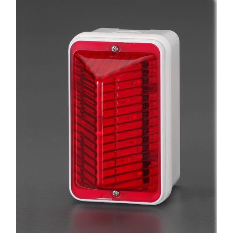 >エスコ EA864EA-11 AC100VLED点滅灯(レッド) 1個(ご注文単位1個)【直送品】