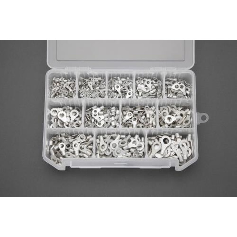 エスコ EA538LG-2 裸圧着端子セット 1個（ご注文単位1個）【直送品】