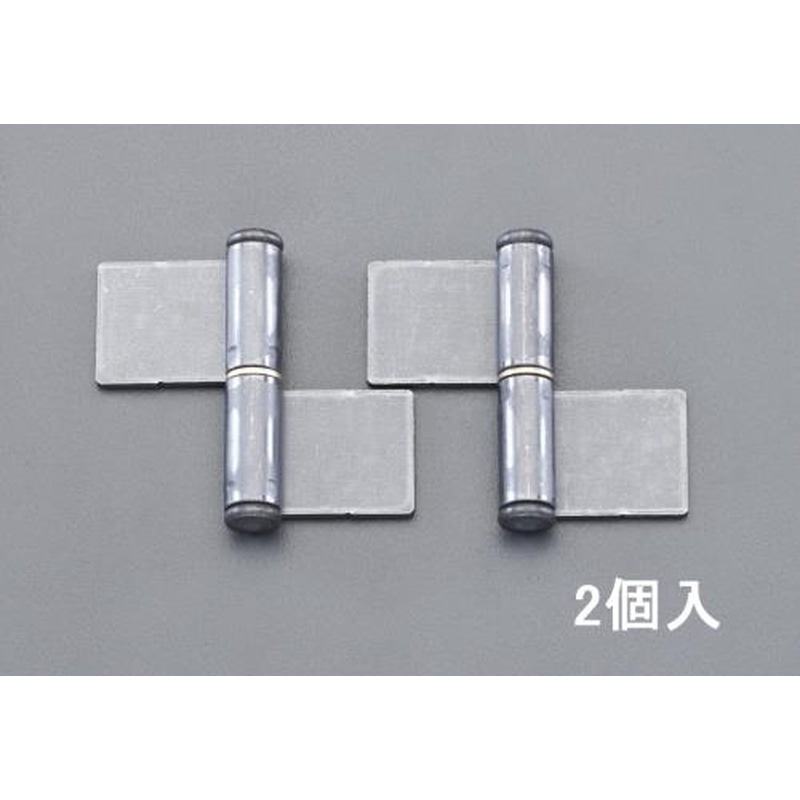 エスコ EA951BY-225 125x105.6mm鉄旗丁番(左勝手・溶接用/2枚) 1個（ご注文単位1個）【直送品】