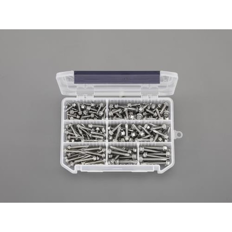 エスコ EA949AM-13 ピアスビスセット(六角頭/ステンレス) 1個（ご注文単位1個）【直送品】