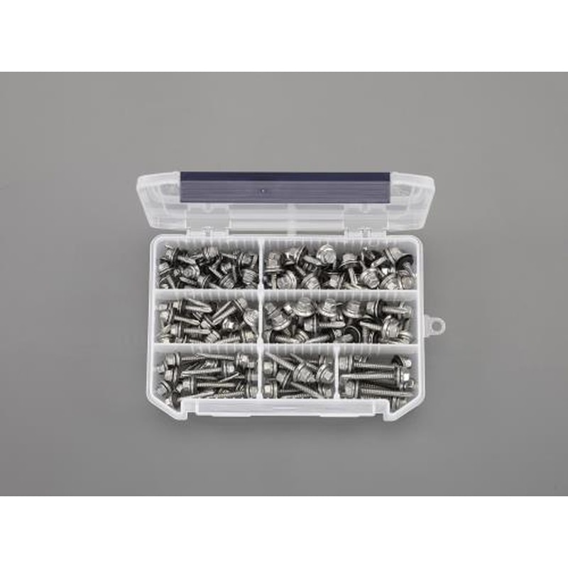 エスコ EA949AM-14 ピアスビスセット(六角頭シール付/ステンレス) 1個（ご注文単位1個）【直送品】