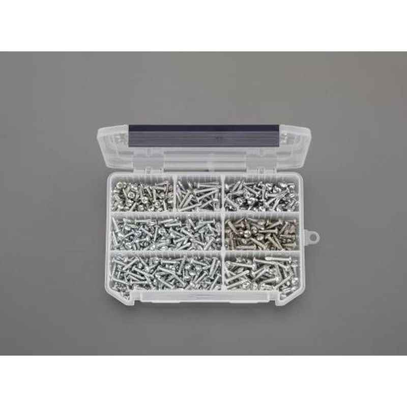 エスコ EA949AM-51 ピアスビスセット(ナベ頭/鉄三価クロメート) 1個（ご注文単位1個）【直送品】