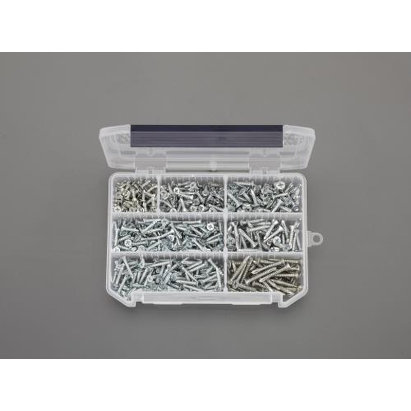 エスコ EA949AM-52 ピアスビスセット(皿頭/鉄三価クロメート) 1個（ご注文単位1個）【直送品】