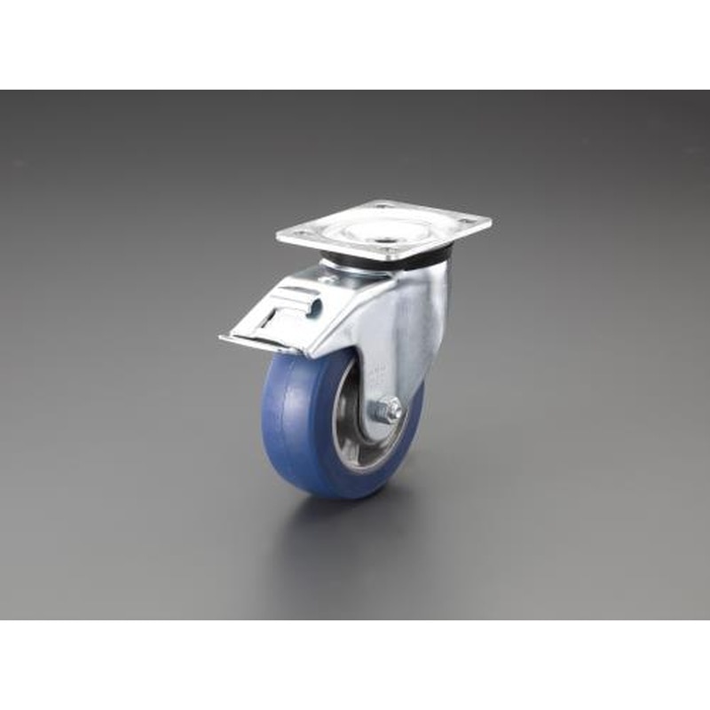 エスコ EA986KA-22 125mmキャスター(自在金具/ブレーキ付) 1個(ご注文単位1個)【直送品】