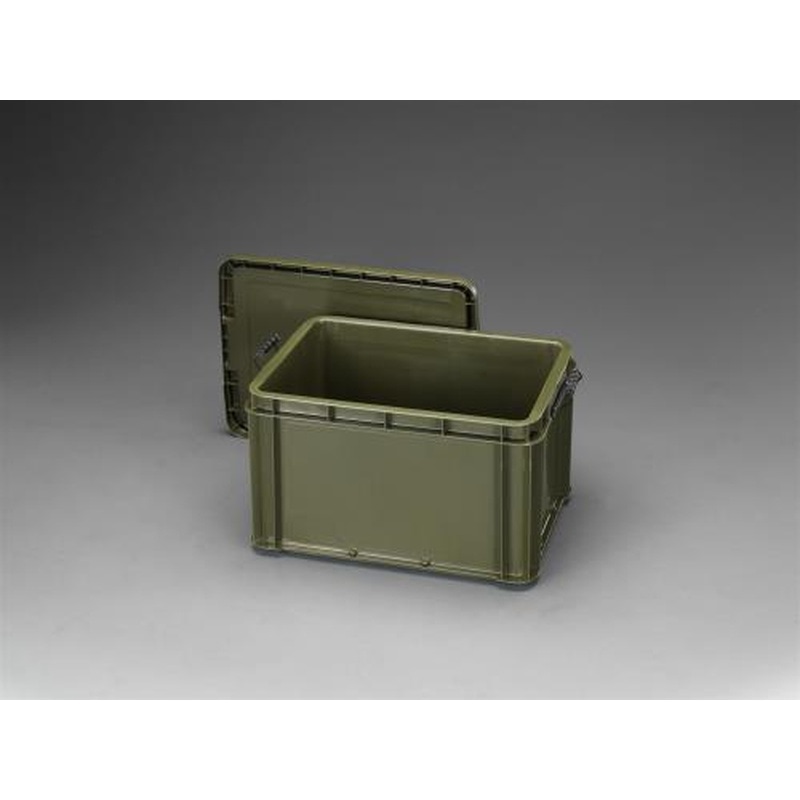 エスコ EA506LS-12 568x406x326mm道具箱(バックル付/OD色) 1個(ご注文単位1個)【直送品】
