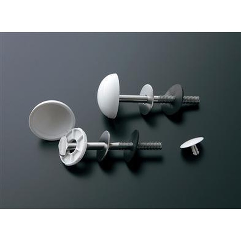 エスコ EA472BA-96 化粧キャップ付ボルト(アイボリー/2本) 1個（ご注文単位1個）【直送品】