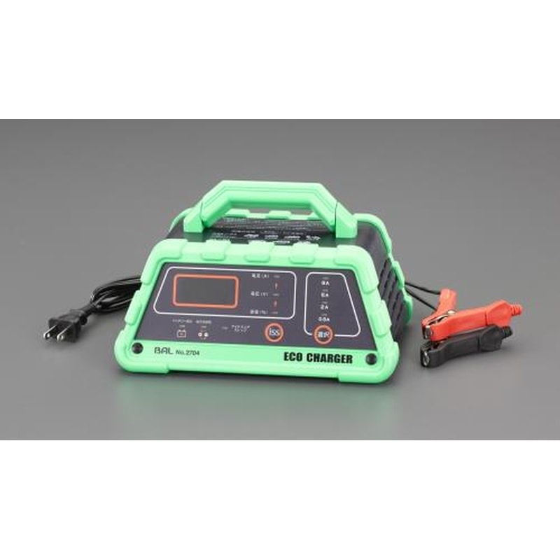 エスコ EA815YA-36 AC100V自動充電器(アイドリングストップ車対応) 1個（ご注文単位1個）【直送品】