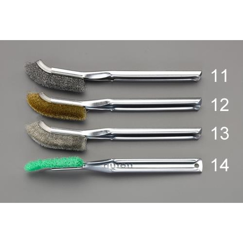 エスコ EA109GH-13 225mmブラシ(ステンレス製/曲) 1個（ご注文単位1個）【直送品】