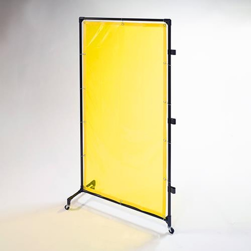 エスコ EA334BH-20Y 1000x2150mm溶接作業フェンスセット(黄色) 1個（ご注文単位1個）【直送品】