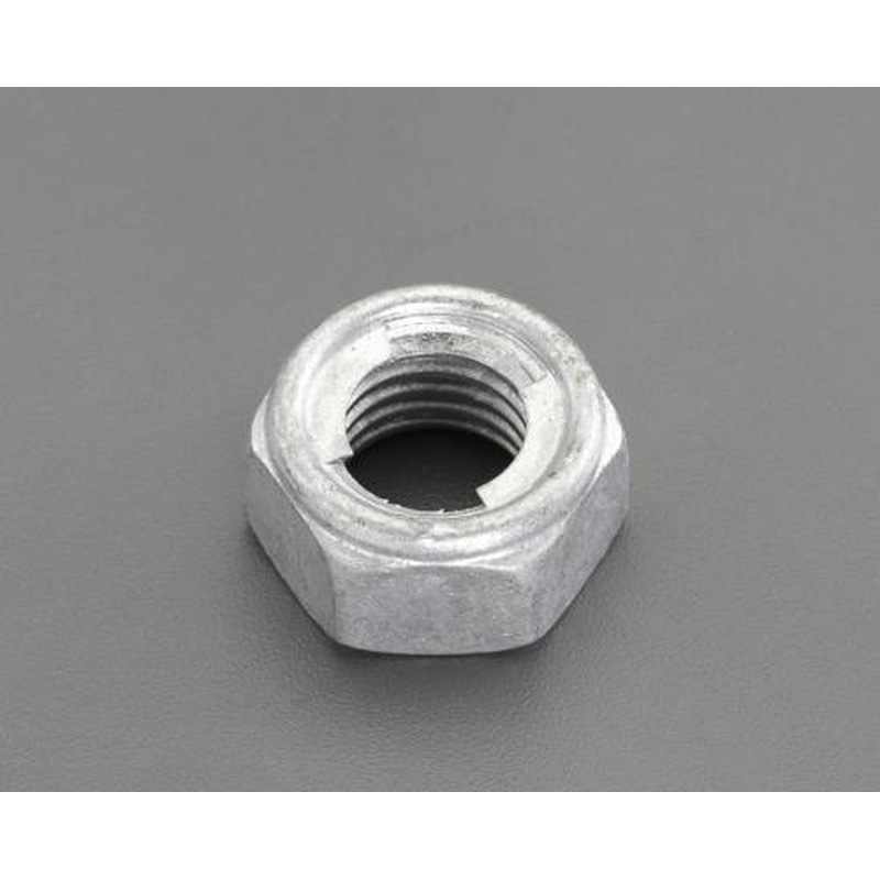 エスコ EA949SD-208 M8ゆるみ止めナット(どぶメッキ/6個) 1個(ご注文単位1個)【直送品】