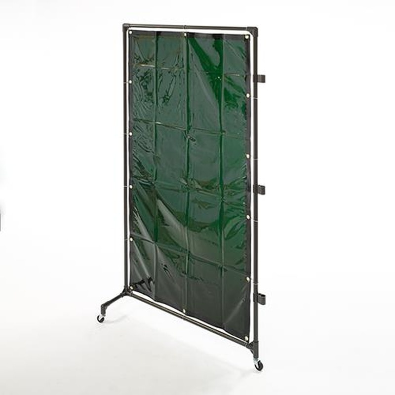 エスコ EA334BH-20G 1000x2150mm溶接作業フェンスセット(グリーン 1個（ご注文単位1個）【直送品】