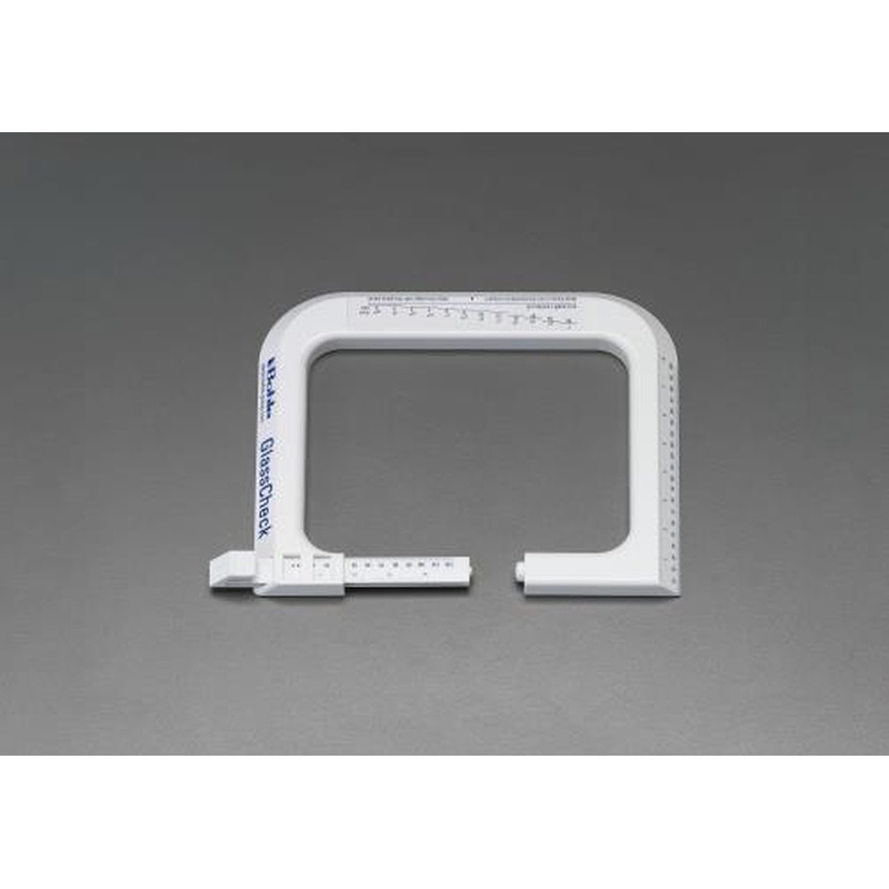 エスコ EA720XG-2A ガラスシクネスゲージ 1個（ご注文単位1個）【直送品】
