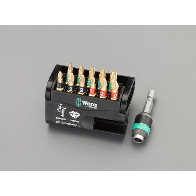 エスコ EA611AD-50 11本組ビットセット(Bi-Torsion・ダイヤモンド付) 1個(ご注文単位1個)【直送品】