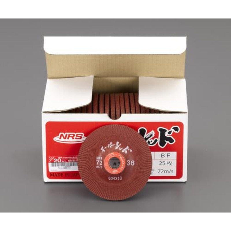 エスコ EA809YC-136 105x6mm/#36オフセット型砥石(高耐久/5枚) 1個（ご注文単位1個）【直送品】