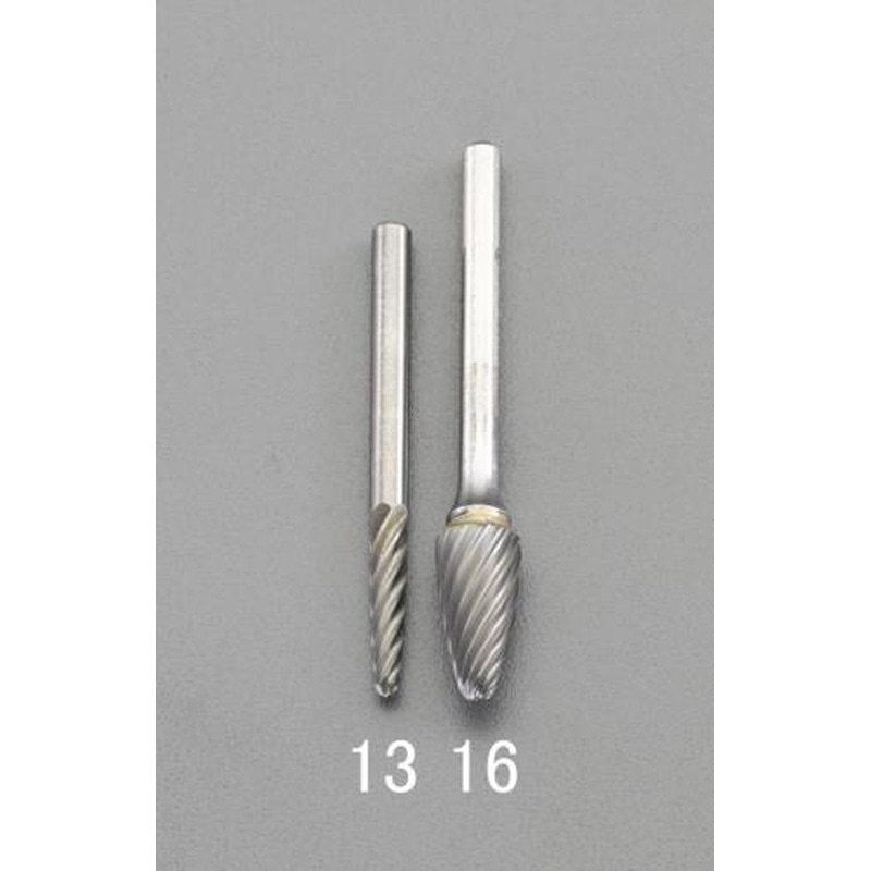 エスコ EA819cm-13 3.0x13x38mm/3mm軸超硬カッター(ステンレス・快削) 1個（ご注文単位1個）【直送品】