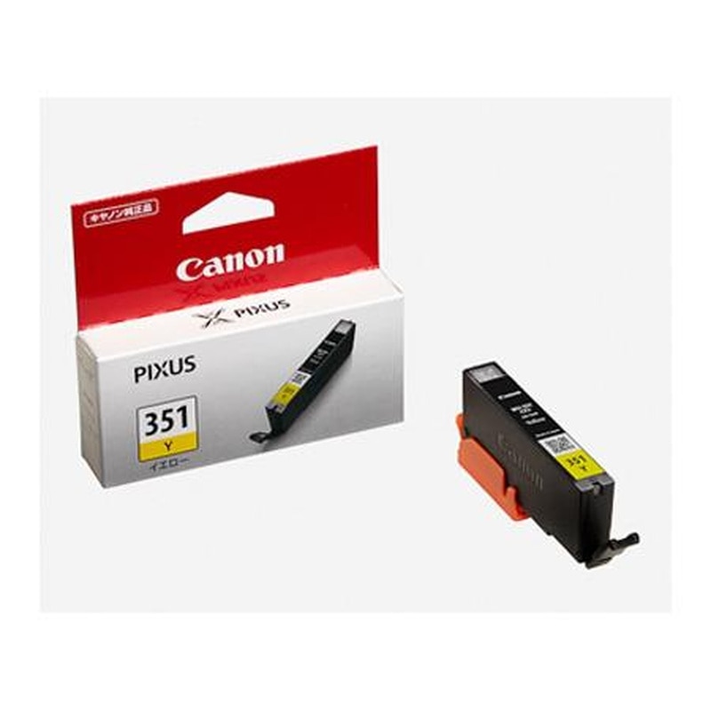 エスコ EA759X-426[キャノン]インクカートリッジ(イエロー/BCI-351Y) 1個（ご注文単位1個）【直送品】