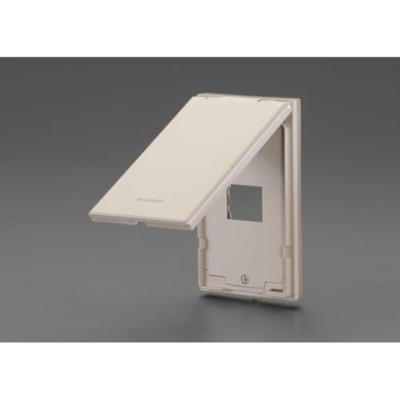 エスコ EA940CD-551 防滴プレート(コンセント1コ用/樹脂製) 1個（ご注文単位1個）【直送品】