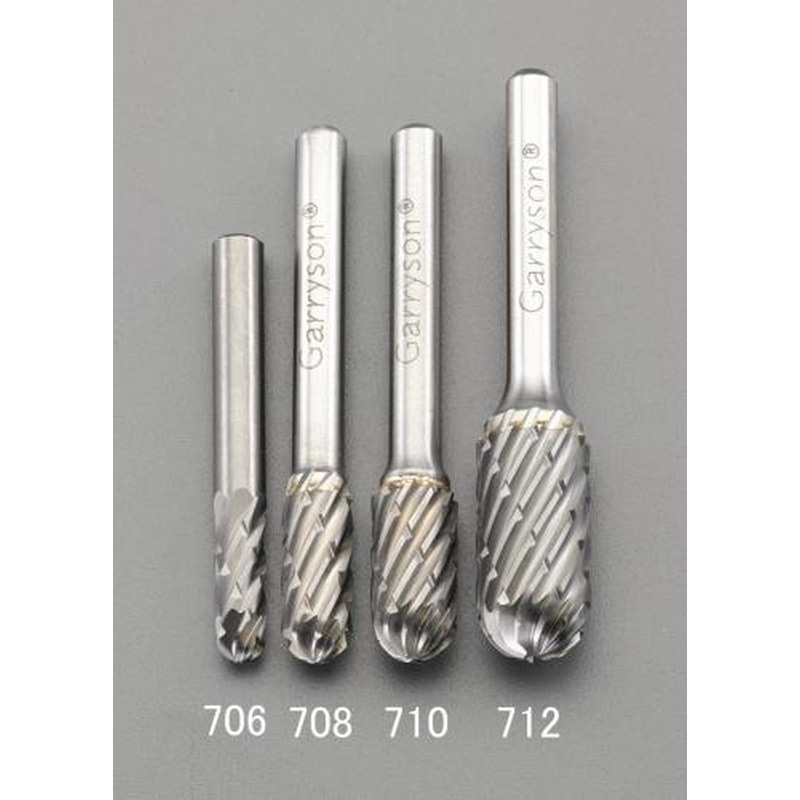 エスコ EA819JB-706[快削]6x19mm/6mm軸超硬カッター(鉄・鋳物用) 1個（ご注文単位1個）【直送品】