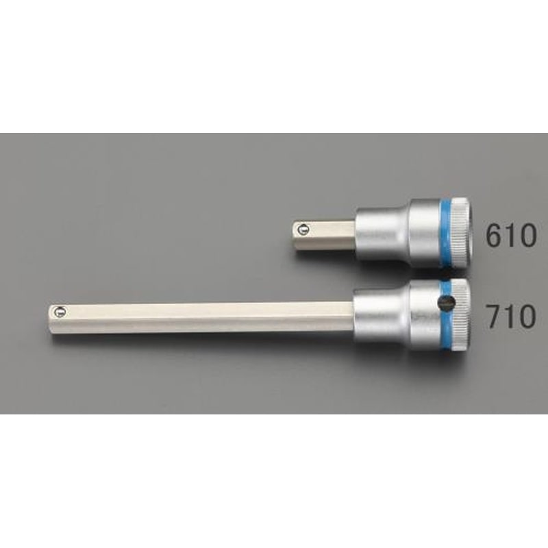 エスコ EA617AM-708 1/2”DR/8x140mm［INHEX]ビットソケット(ホールド機能) 1個（ご注文単位1個）【直送品】