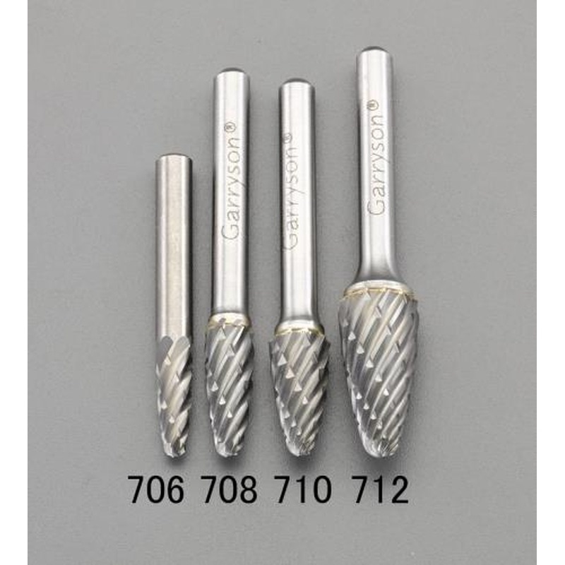 エスコ EA819JE-708[快削]8x19mm/6mm軸超硬カッター(鉄・鋳物用) 1個（ご注文単位1個）【直送品】