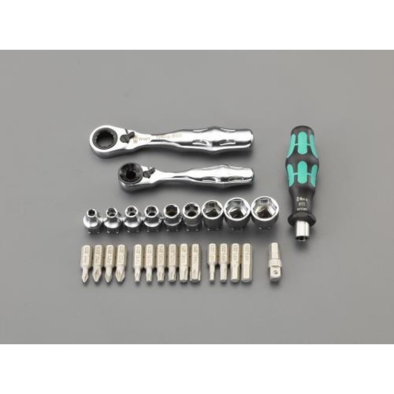 エスコ EA562WD[＋PoziHexTorxSocket]セット(ラチェット・H付) 1個（ご注文単位1個）【直送品】