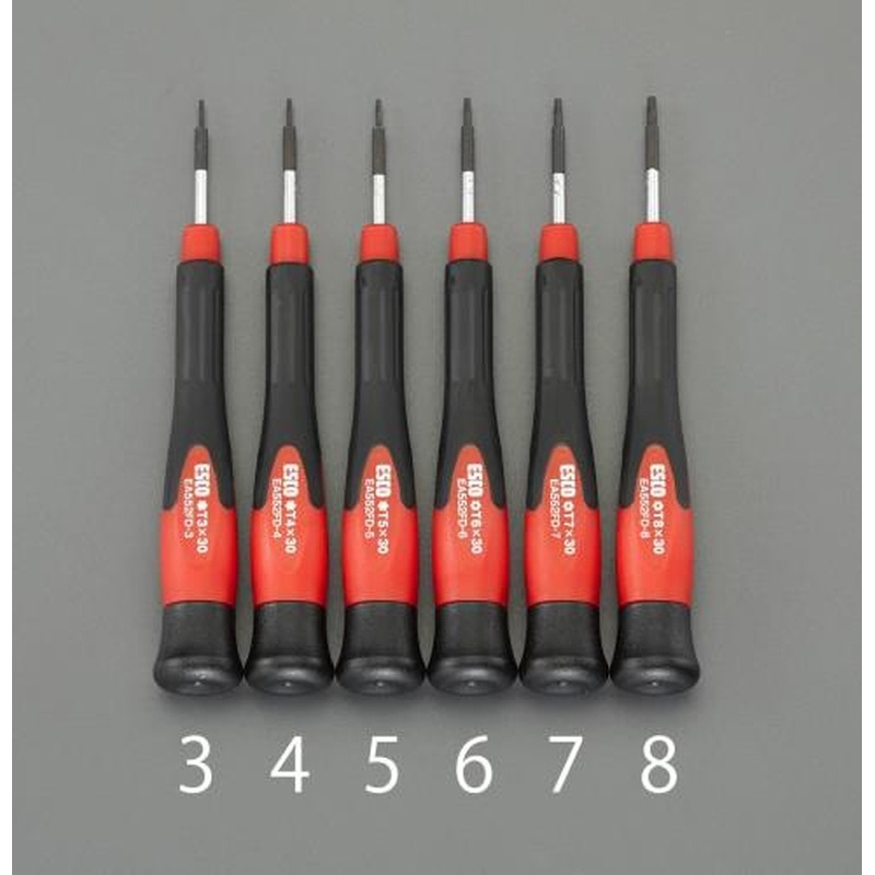 エスコ EA552FD-4 T4x30mm［Hexlobe]ドライバー(精密用) 1個（ご注文単位1個）【直送品】