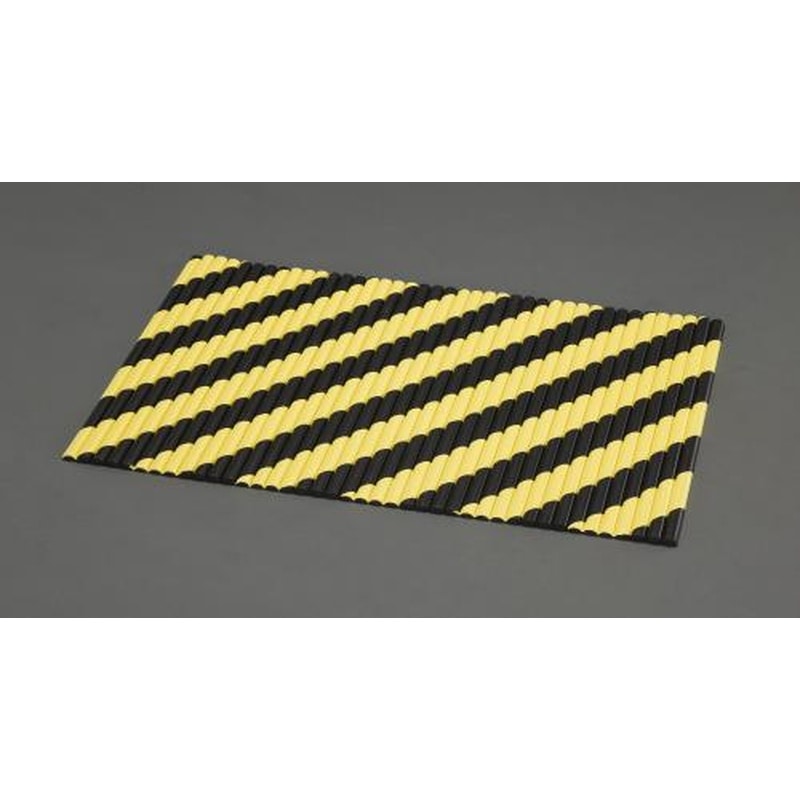 エスコ EA983FE-406 600x900mmクッションマット(トラ) 1個（ご注文単位1個）【直送品】