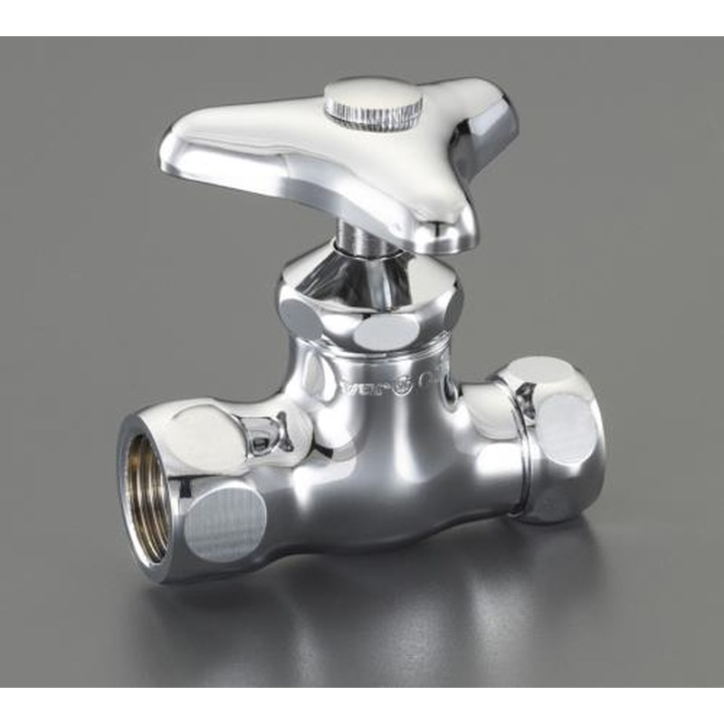 エスコ EA468BX-452 Rc1/2”ストレート形止水栓 1個（ご注文単位1個）【直送品】