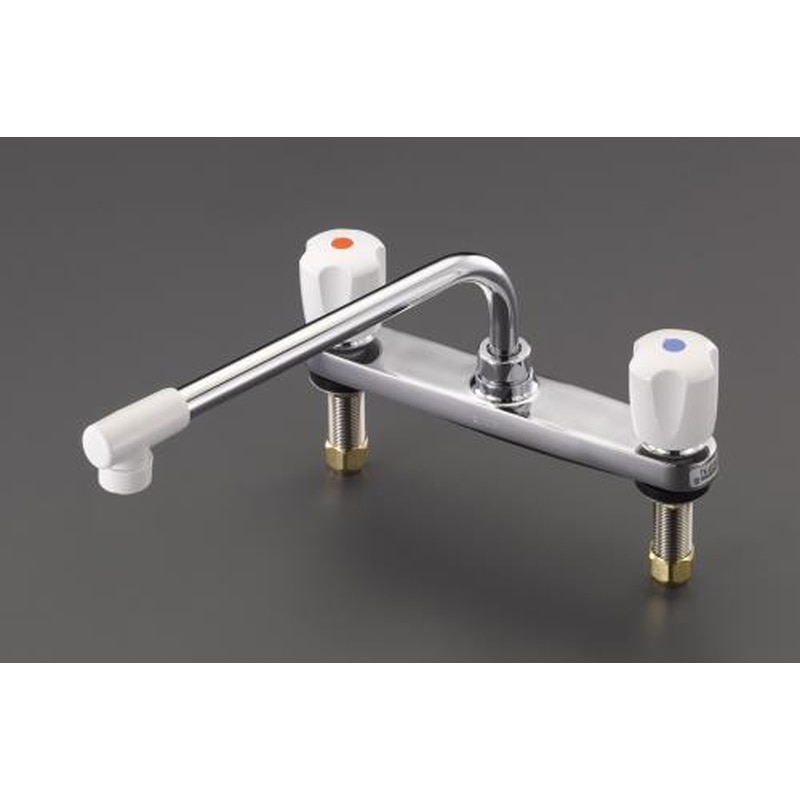 エスコ EA468CY-41 PJ1/2”2ハンドル混合水栓 1個（ご注文単位1個）【直送品】