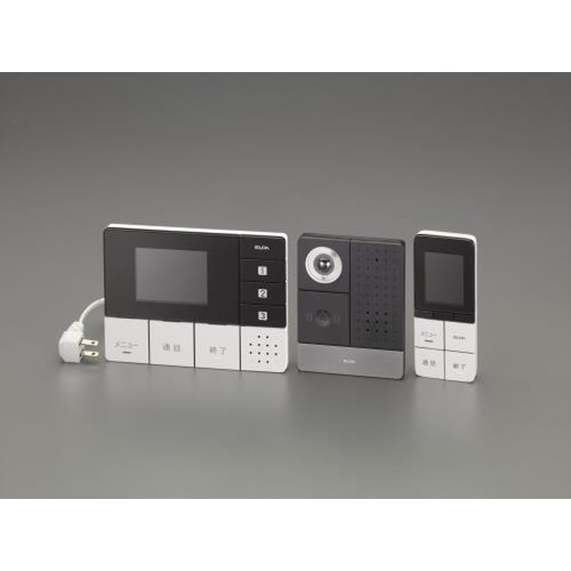 エスコ EA864BB-50 ワイヤレステレビドアホン 1個(ご注文単位1個)【直送品】
