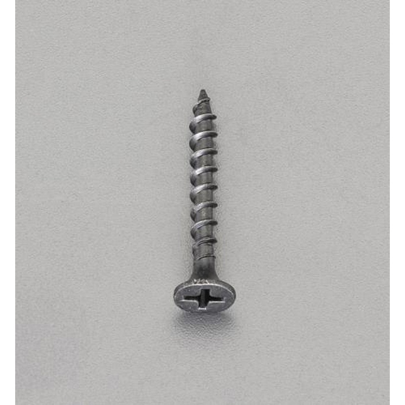 エスコ EA949FH-23 3.8x38mmコーススレッド(鉄/ブラック/100本) 1個(ご注文単位1個)【直送品】