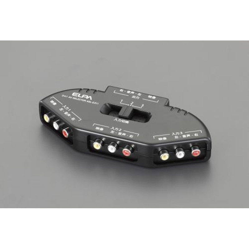 エスコ EA940P-81 AVセレクター 1個(ご注文単位1個)【直送品】