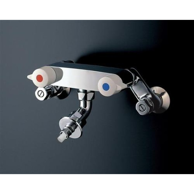 エスコ EA468CF-201 洗濯機用混合栓(ストッパー付) 1個（ご注文単位1個）【直送品】