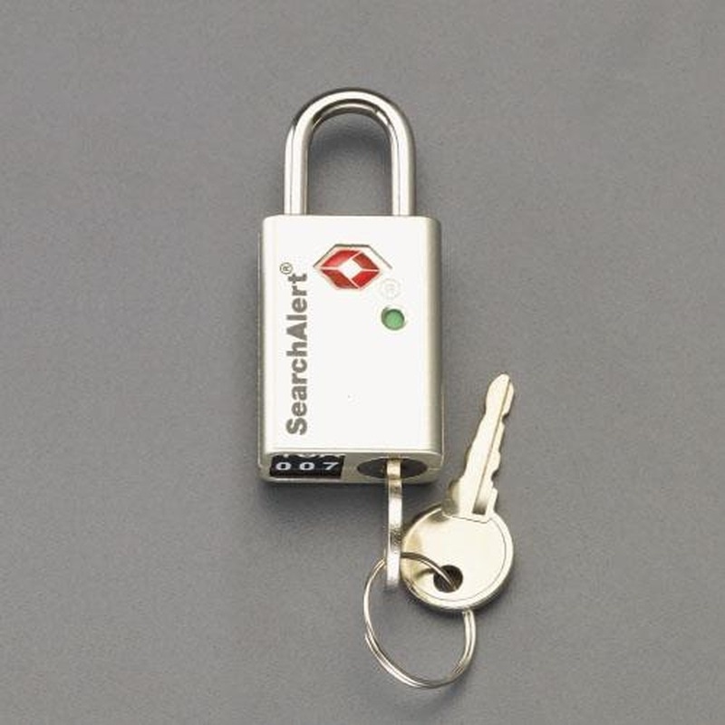 エスコ EA983S-82 33mmパドロック(シルバー) 1個(ご注文単位1個)【直送品】