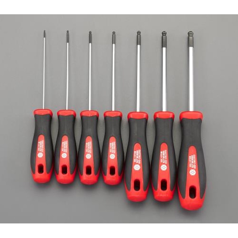 エスコ EA573KC-200 1.5-6.0mm/7本組［BallHexagon]ドライバー 1個（ご注文単位1個）【直送品】