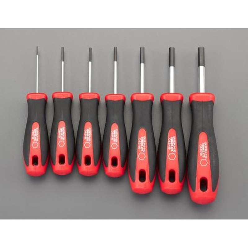 エスコ EA573KA-100 1.5-6.0mm/7本組［Hexagon]ドライバー 1個（ご注文単位1個）【直送品】