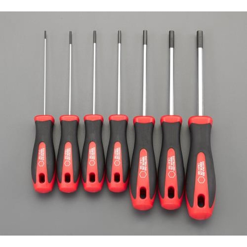 エスコ EA573KA-200 1.5-6.0mm/7本組［Hexagon]ドライバー 1個（ご注文単位1個）【直送品】