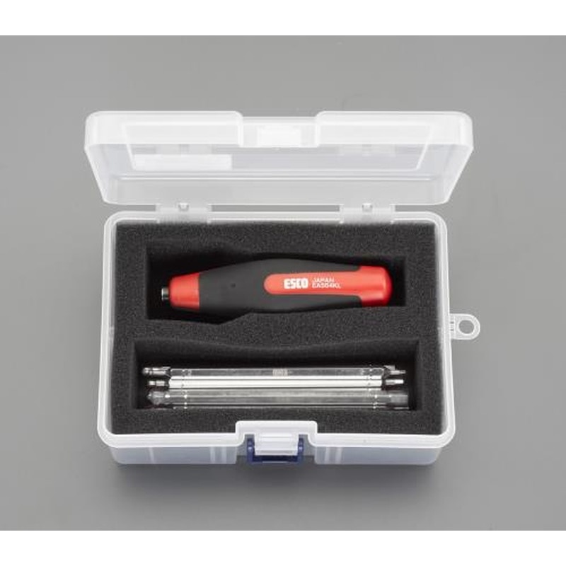 エスコ EA564KL-12[Hexagon]ドライバーセット(差替式・アクショングリップ) 1個（ご注文単位1個）【直送品】