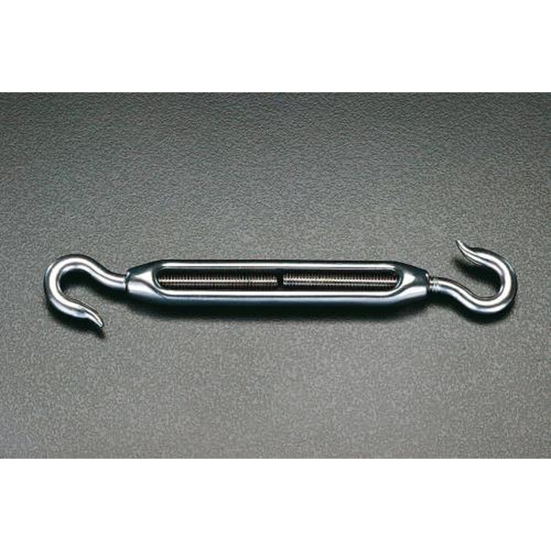 エスコ EA638CE-22 M5ターンバックル(フック＆フック・ステンレス製) 1個（ご注文単位1個）【直送品】