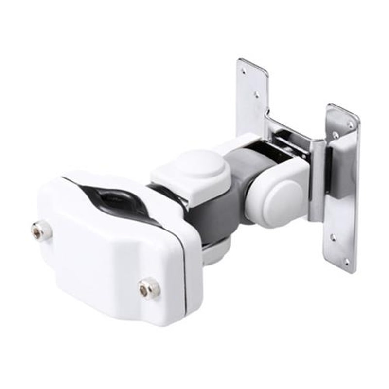 エスコ EA764AG-28 183-203mmモニターアーム(支柱取付用/白) 1個(ご注文単位1個)【直送品】