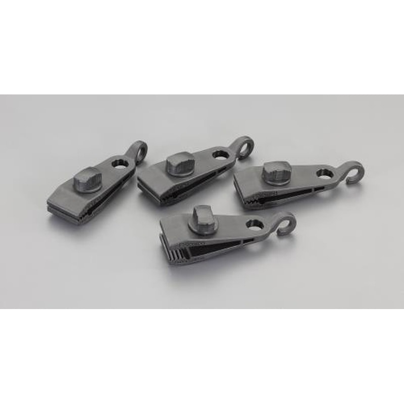 エスコ EA916Y-21 104mmシートクリップ(4個) 1個(ご注文単位1個)【直送品】