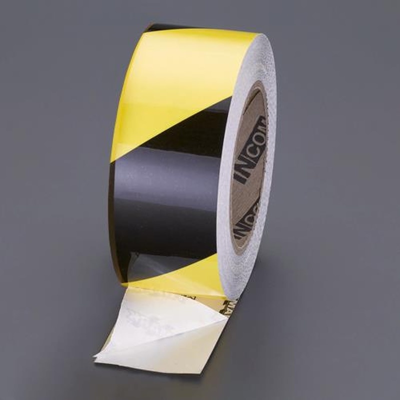 エスコ EA944SJ-53 50mmx30m強力ラインテープ(黄/黒) 1個(ご注文単位1個)【直送品】