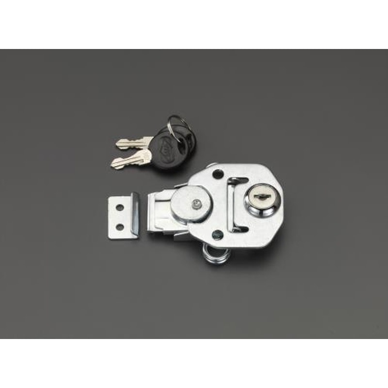 エスコ EA951BR-117 67x34mmパッチン(鍵付) 1個（ご注文単位1個）【直送品】