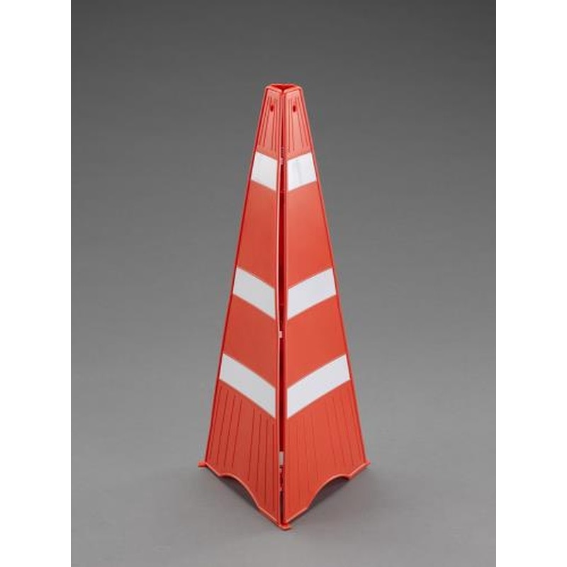 エスコ EA983FF-502 265x660mm折りたたみ式コーン(ウエイト付) 1個(ご注文単位1個)【直送品】